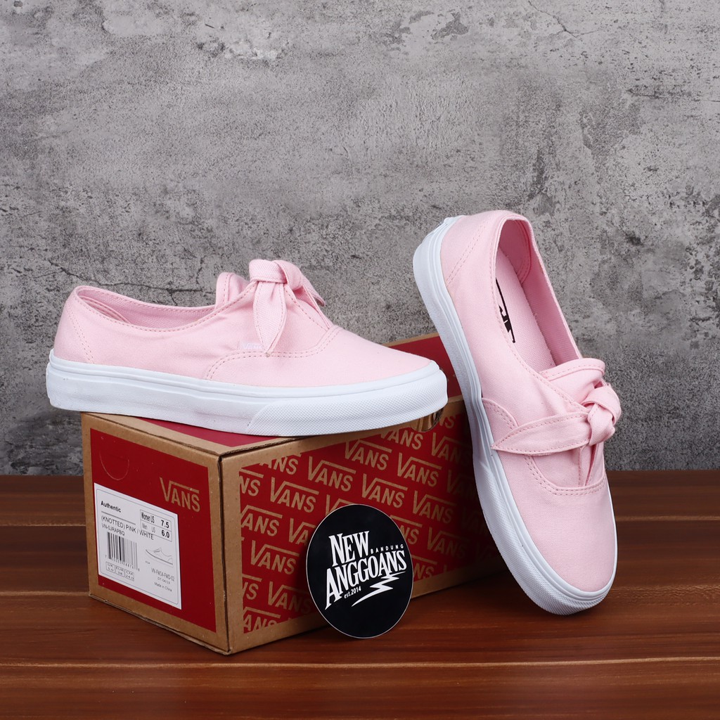 Vans authentic knotted pink sale