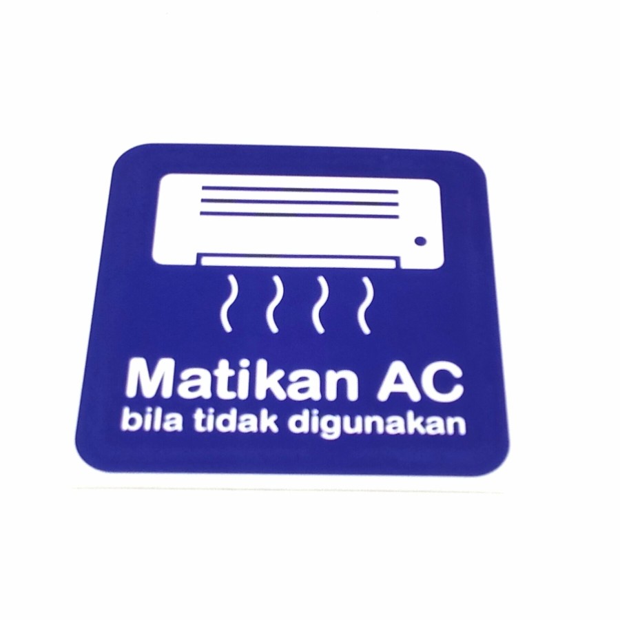 Jual STIKER MATIKAN AC BILA TIDAK DIGUNAKAN - STICKER LABELING | Shopee ...