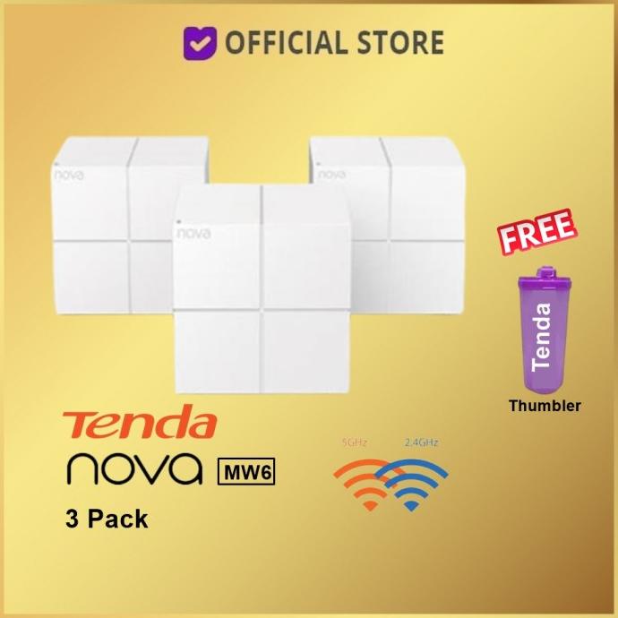 Jual Tenda Nova MW6 AC1200 3Pack Wireless Router Whole Home Mesh isi 3 ...