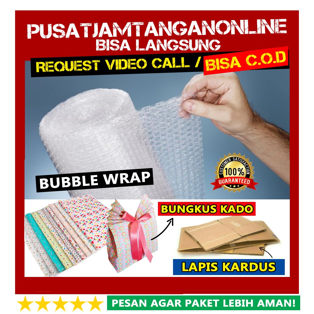 Jual Bubble Wrap Packing Pengaman Premium Anti Pecah Anti Rusak 100% ...