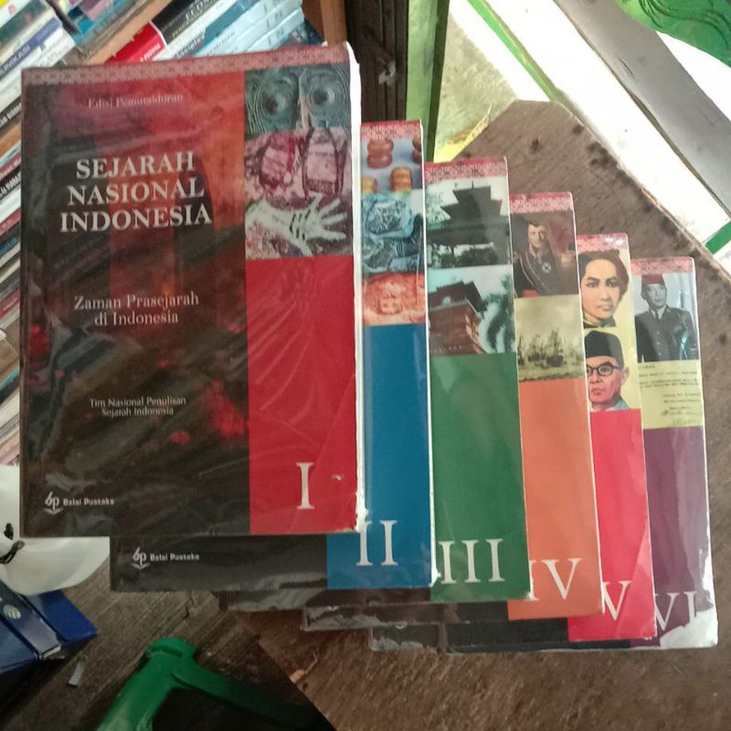 Jual SEJARAH NASIONAL INDONESIA. I, II, III, IV, V, VI. ( BEKAS / 100% ...