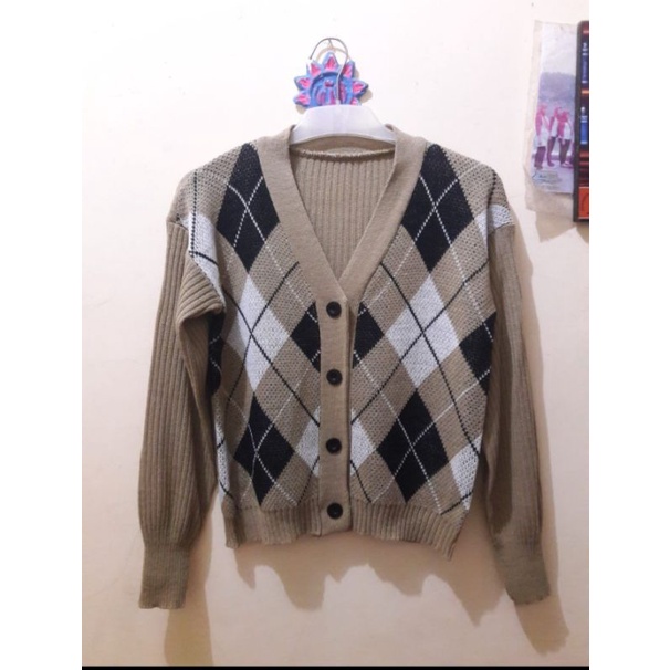Jual CARDIGAN RAJUT MOTIF PREMIUM QUALITY | Shopee Indonesia