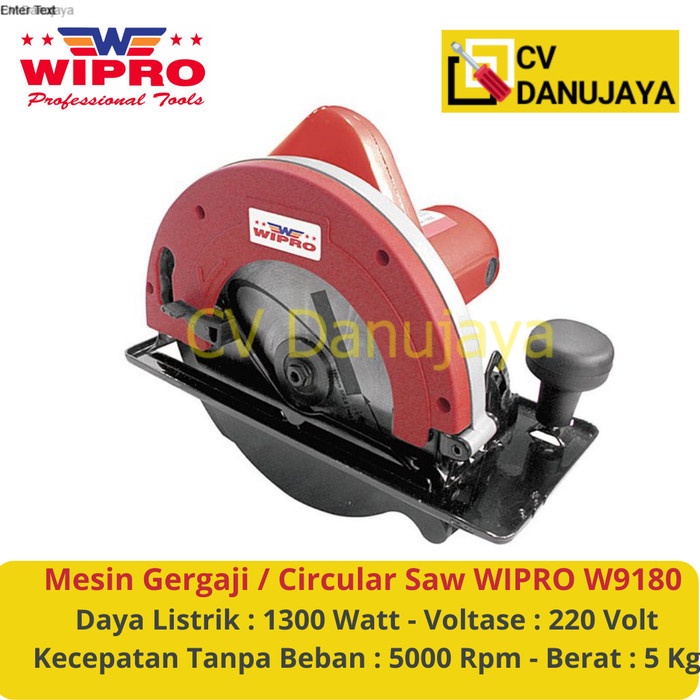 Jual Mesin Gergaji Potong Cutter Pemotong Kayu Circular Saw Wipro W