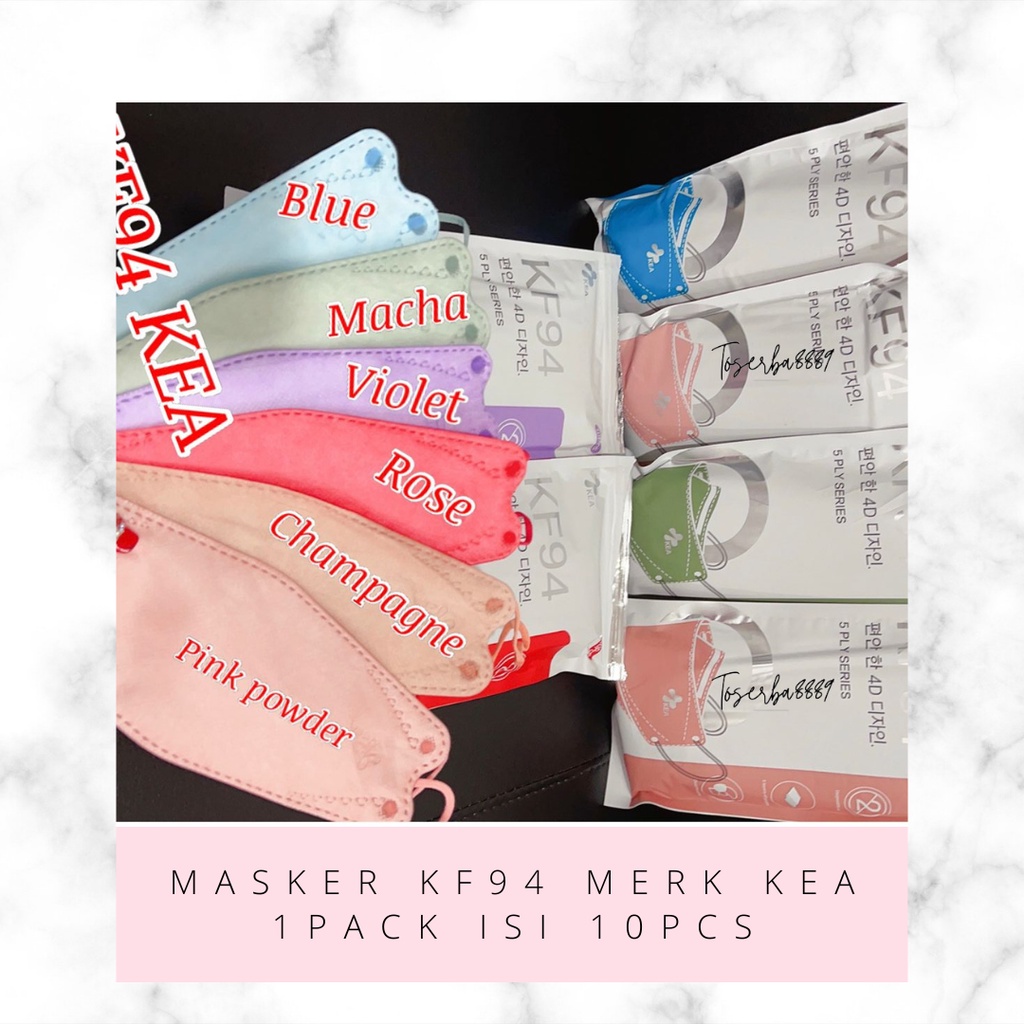 Jual Masker Dewasa Kf Kea Sudah Ply Ply Warna Cantik Pack Isi