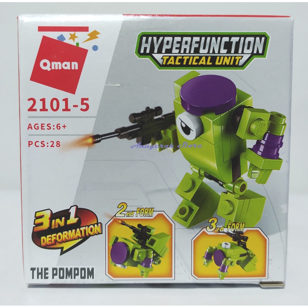 Jual Mainan Anak Brick - Qman 3-1 Deformation - hyperfunction tactical ...