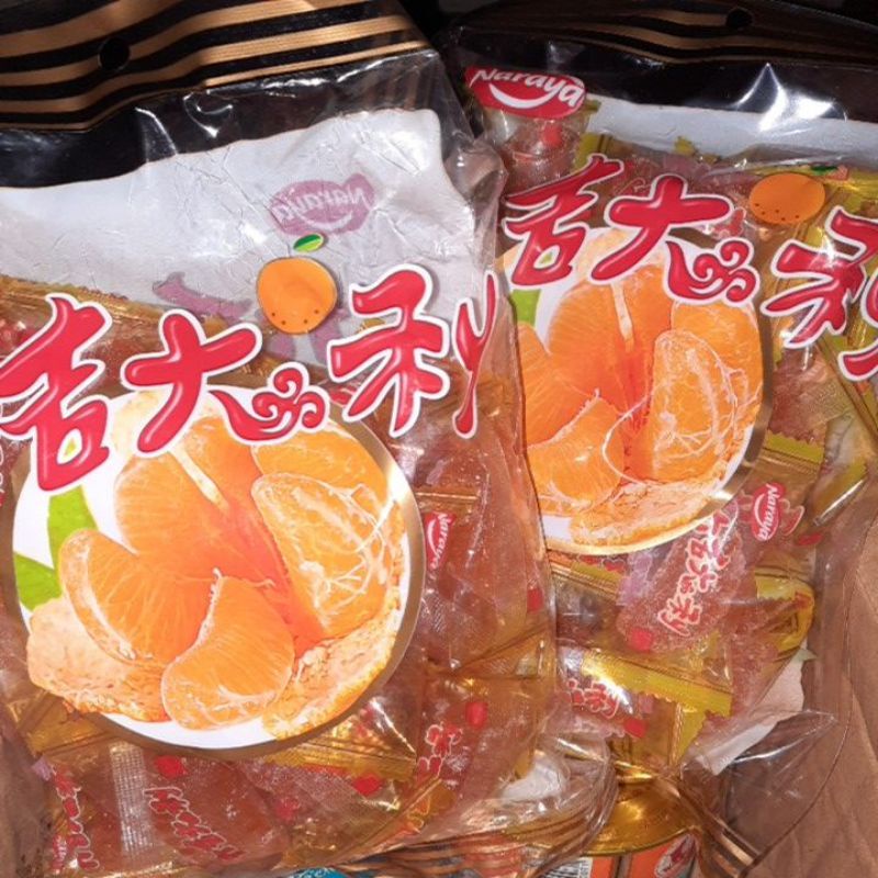 Jual naraya jelly jeruk manisan jelly jeruk HALAL permen lunak rasa ...