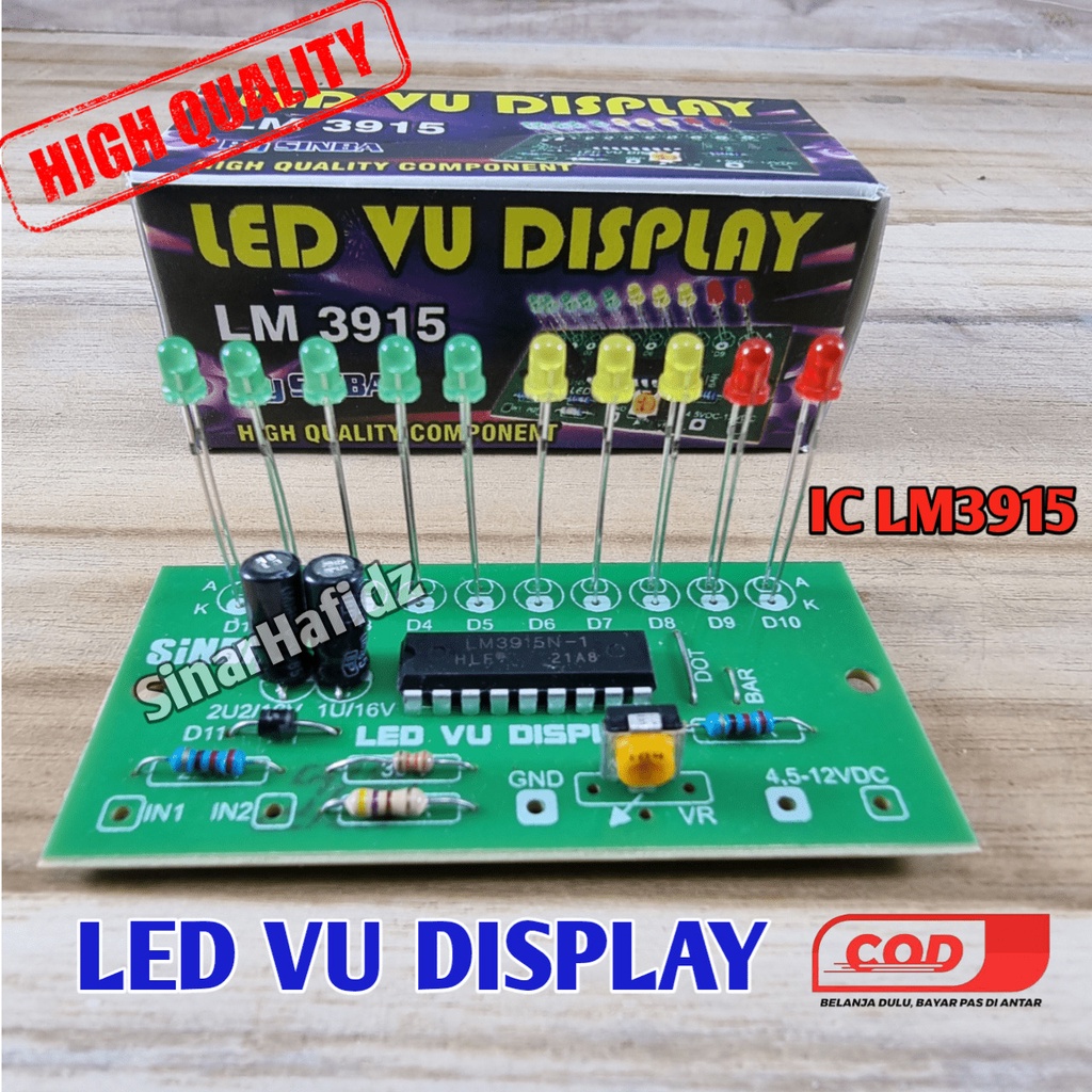 Jual kit LED VU display lm3915 | Shopee Indonesia