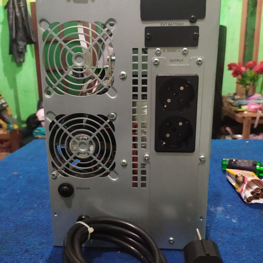 Jual UPS ONLINE PURE SINEWAVE VEKTOR ABLEREX 1000VA 900W 24V 100AH ...