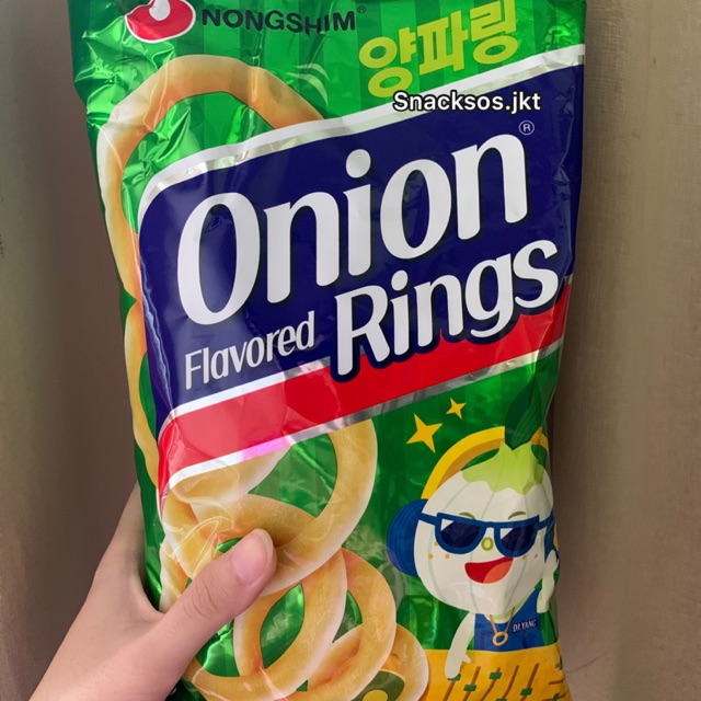 Jual Nongshim ONION RINGS KOREA SNACK KOREAN SNACK MAKANAN RINGAN