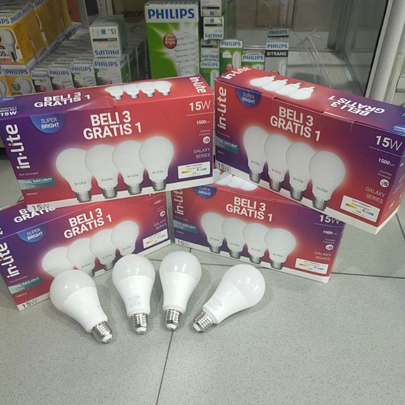 Jual Lampu Led Inlite W Beli Gratis Pc Shopee Indonesia