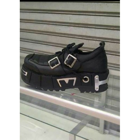 Jual PROMO TERMURAH sepatu boots rock 2 gesper pendek / sepatu pria new ...
