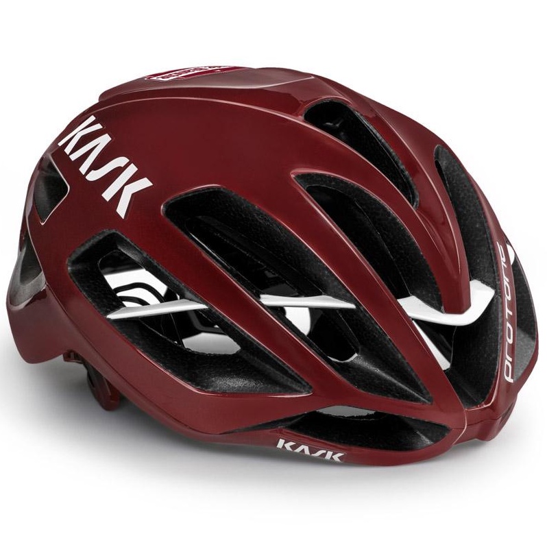 Jual Helmet Sepeda Original Kask Protone Road Helmet - Bordeux White ...