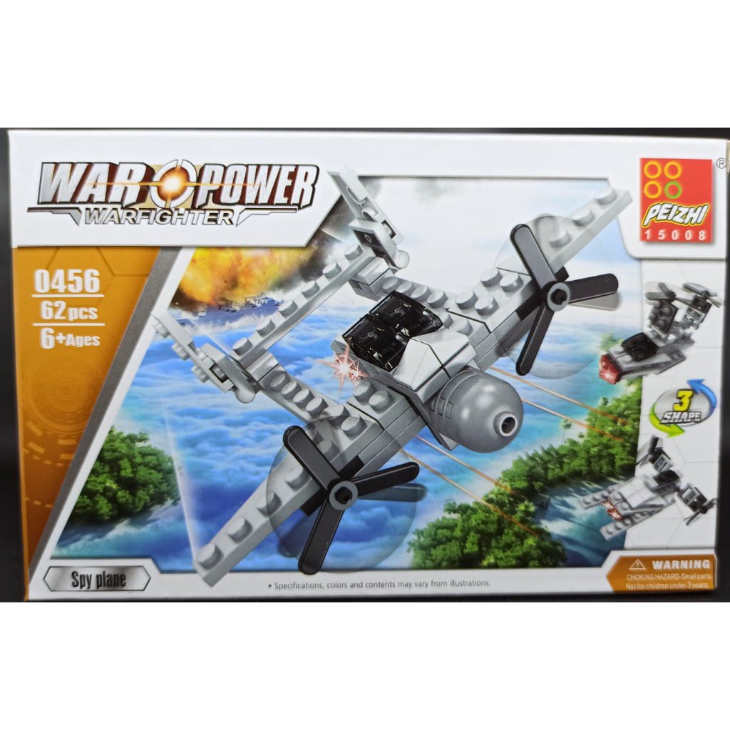 MAINAN BLOK BRICKS SWAT POLICE STAR AIR LINES WAR POWER SPEED CHAMPION  BRICK SERIES