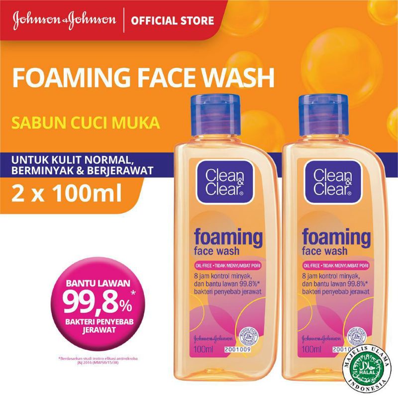 Jual Clean and Clear Face Wash 100ml Shopee Indonesia