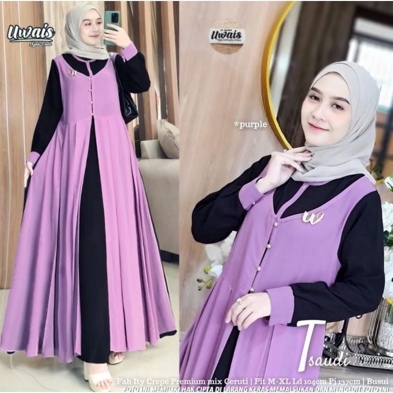Jual GAMIS SET ROMPI/GAMIS ITYCREPE KEKINIAN/UKURAN JUMBO/COD | Shopee ...