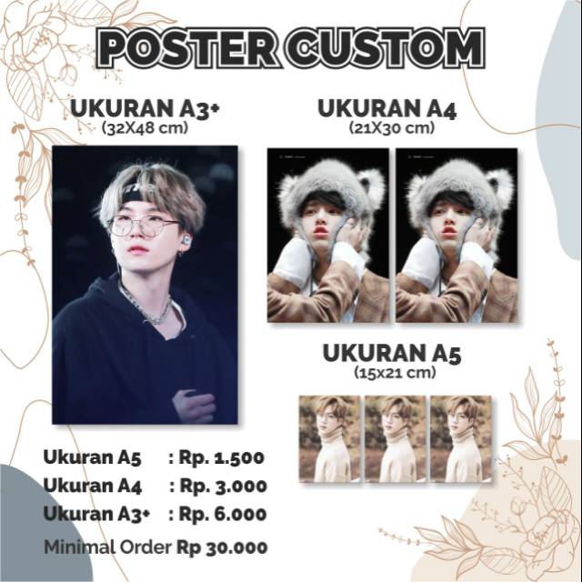 Jual Cetak Poster glossy custom | Shopee Indonesia