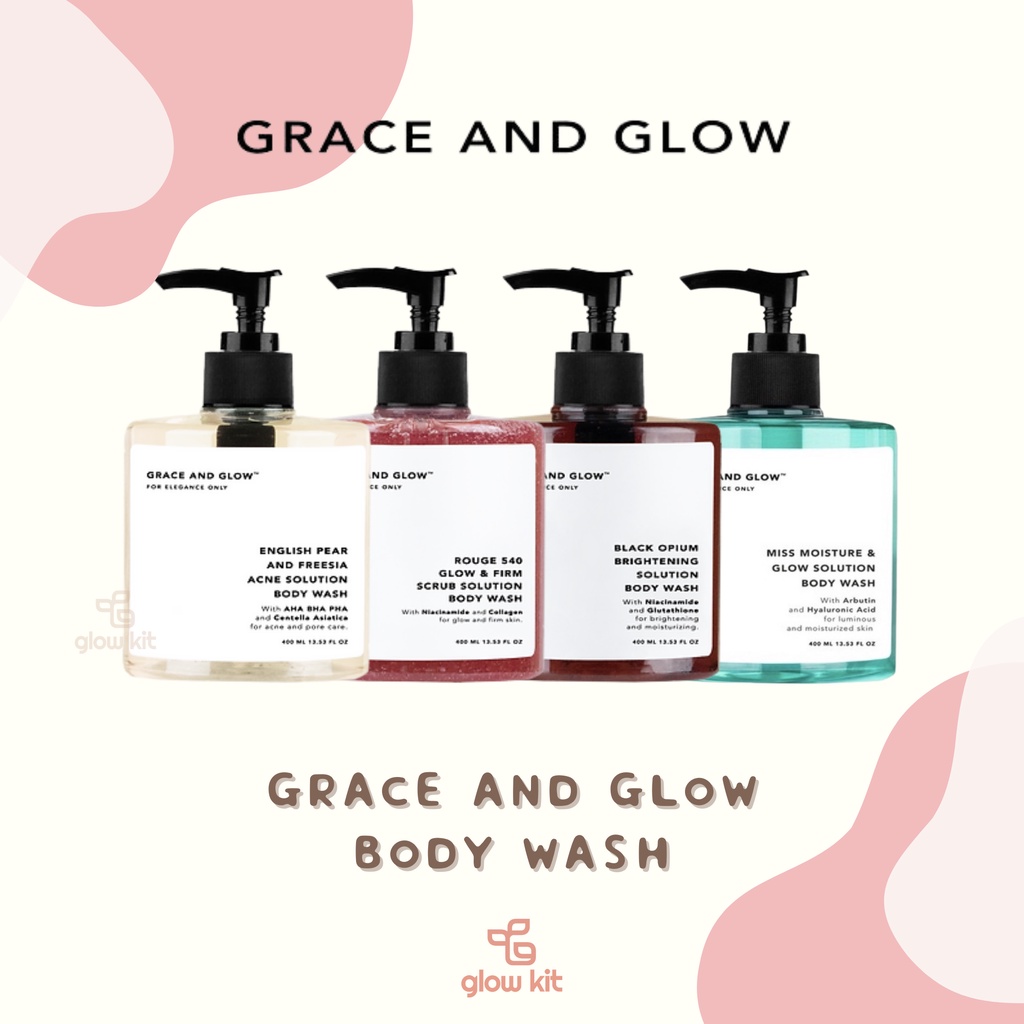 Jual Grace and Glow BODY WASH 400ml Shopee Indonesia