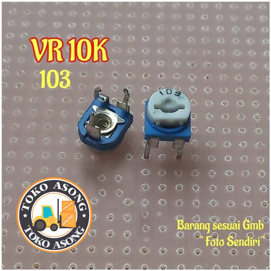 Jual VR 1k 2k 5k 10k 50k 100k 200k 220k 200 500 ohm variable resistor ...