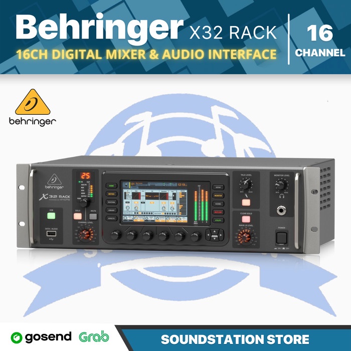 Jual BEHRINGER X32 RACK 40-Input, 25-Bus Digital Rack Mixer | Shopee ...