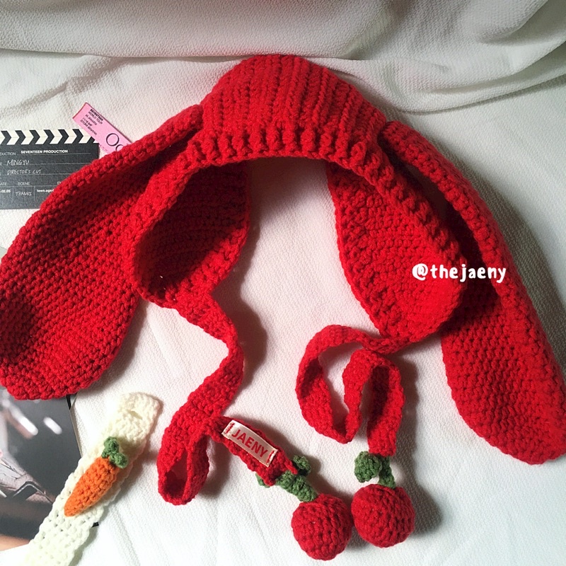 Jual Earmuff Accesories kepala Crochet Scoups Rabbit, Earmuff Animal ...