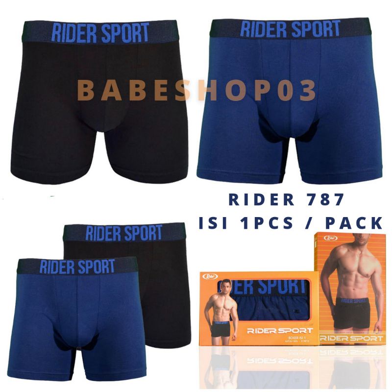 Jual RIDER SPORT MENS UNDERWEAR BOXER R 787 B | Shopee Indonesia
