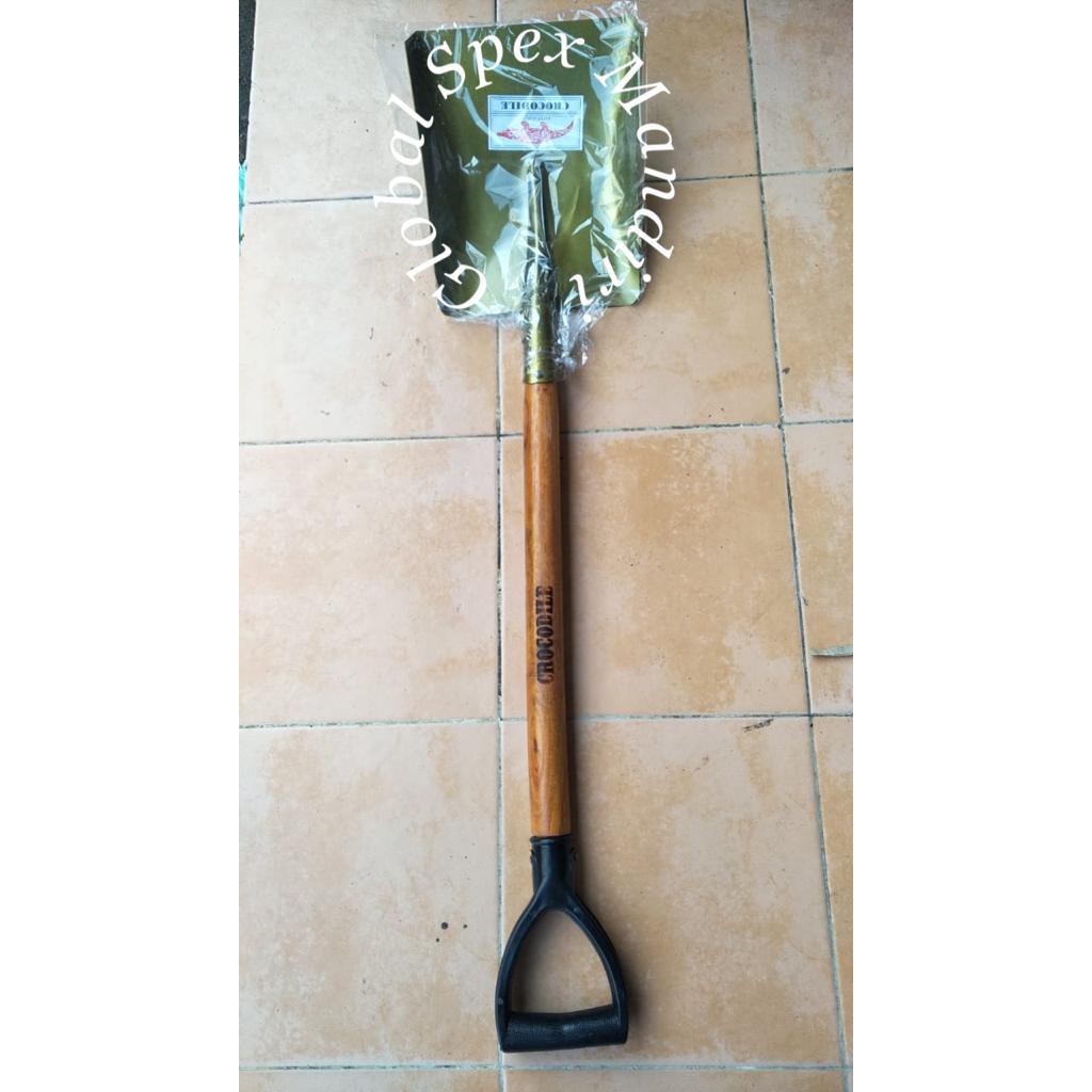 Jual CROCODILE SEKOP PASIR GAGANG KAYU | Shopee Indonesia