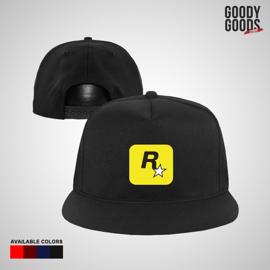 Rockstar Games New Era Snapback Hat - Black