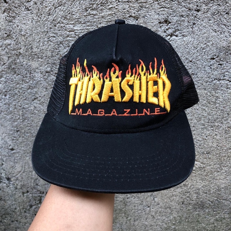 Jual Topi Trucker Thrasher Second Original | Shopee Indonesia