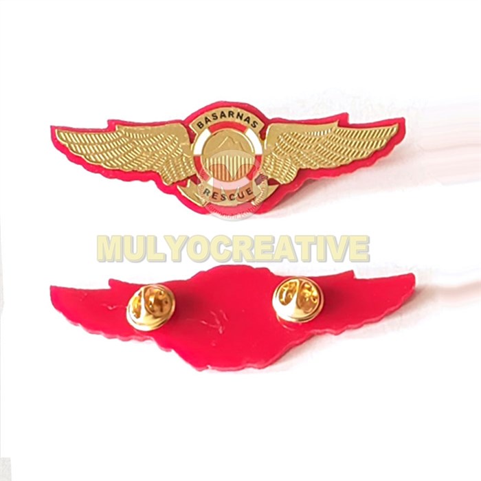 Jual Brevet Wing Basarnas - Wing Basarnas Logam Kuningan Bludru ...