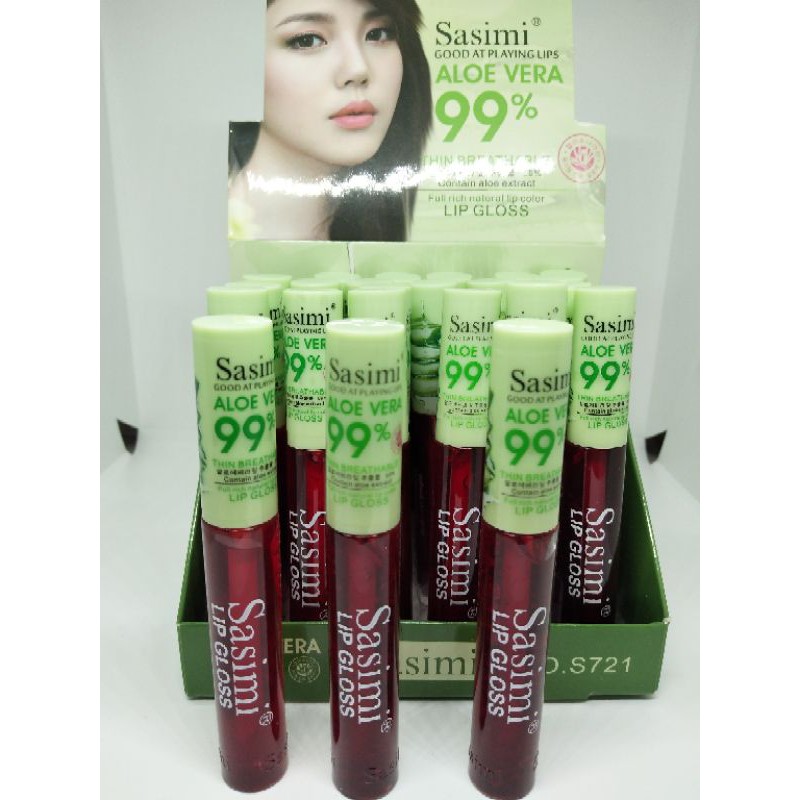 Jual Liptint Sasimi Aloe Vera 99 S721 Lip Gloss Matte Shopee Indonesia