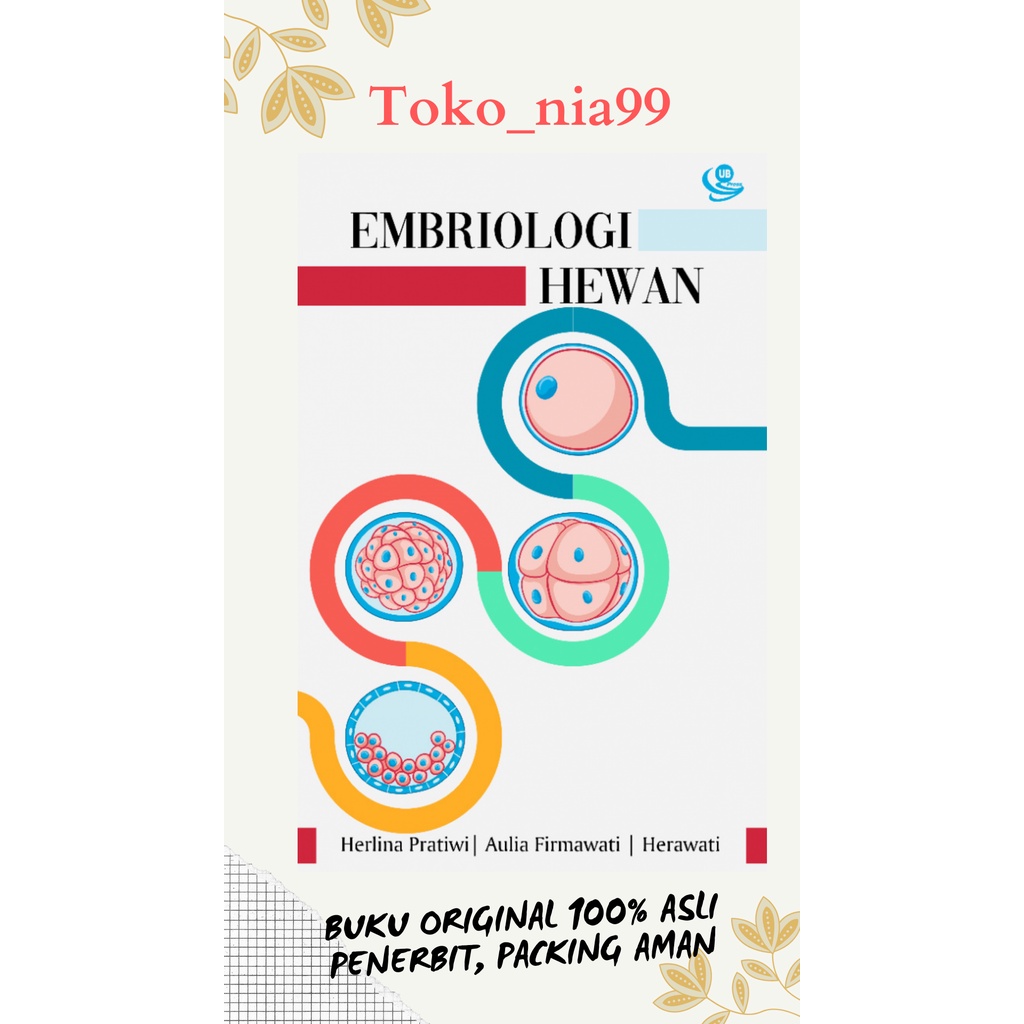 Jual Buku Original Embriologi Hewan UB PRESS | Shopee Indonesia