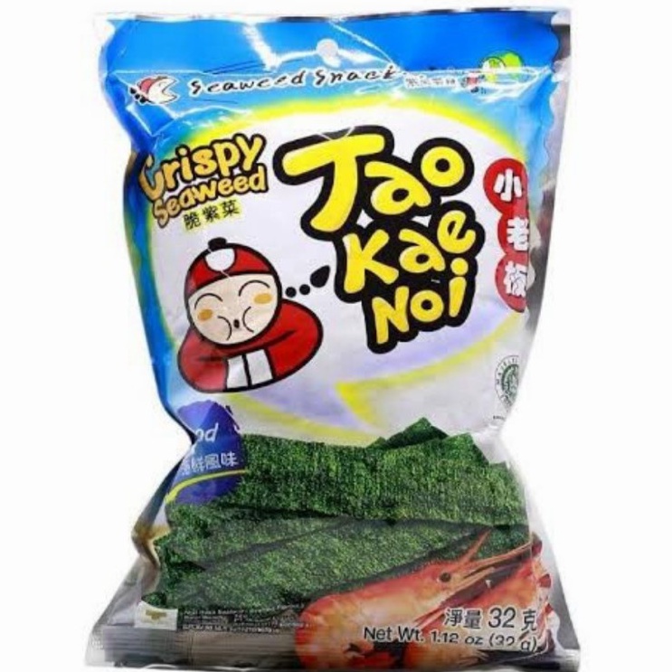 Jual Tao Kae Noi Crispy Seaweed Nori Original Tom Yum Seafood