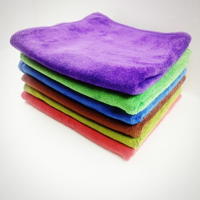 Jual KAIN LAP MICROFIBER SUPER SOFT 30X30CM 360GSM | Shopee Indonesia
