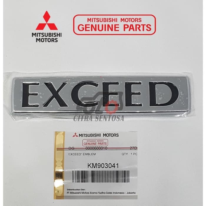 Jual EMBLEM EXCEED MITSUBISHI PAJERO KM903041 | Shopee Indonesia