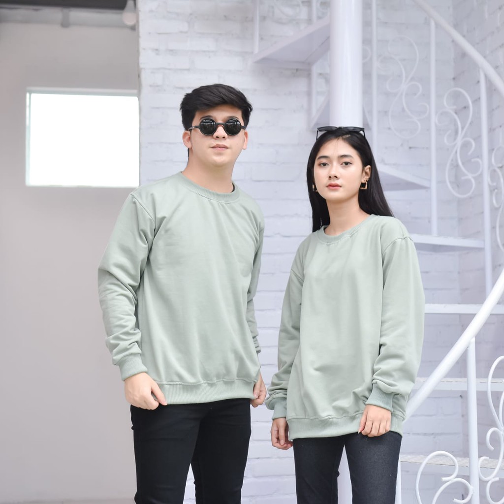 Jual Baju Couple Polos BASIC Sweater Couple Switer Cople Jaket Couple Pasangan Couple Modis Kembaran 2024 Shopee Indonesia