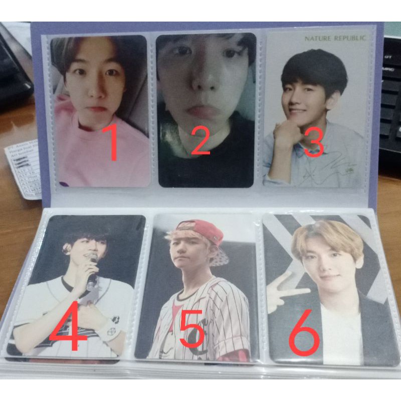 Jual Photocard Baekhyun Exo Shopee Indonesia 1710