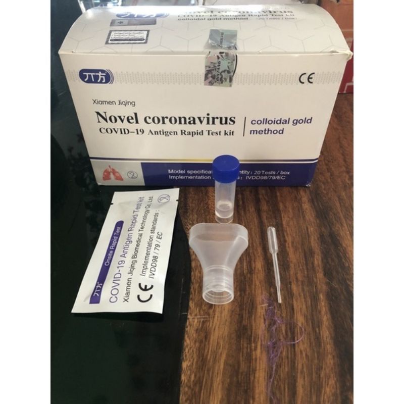 Jual antigen air liur saliva LUNGENE NOVEL alat rapid test covid