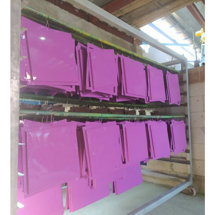 Jual BUBUK CAT POWDER COATING SERBUK WARNA UNGU Shopee Indonesia