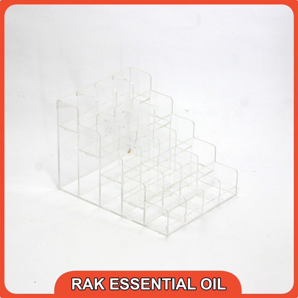Jual Rak Display Essential Oil Akrilik Tingkat Multifungsi 20 Slot ...