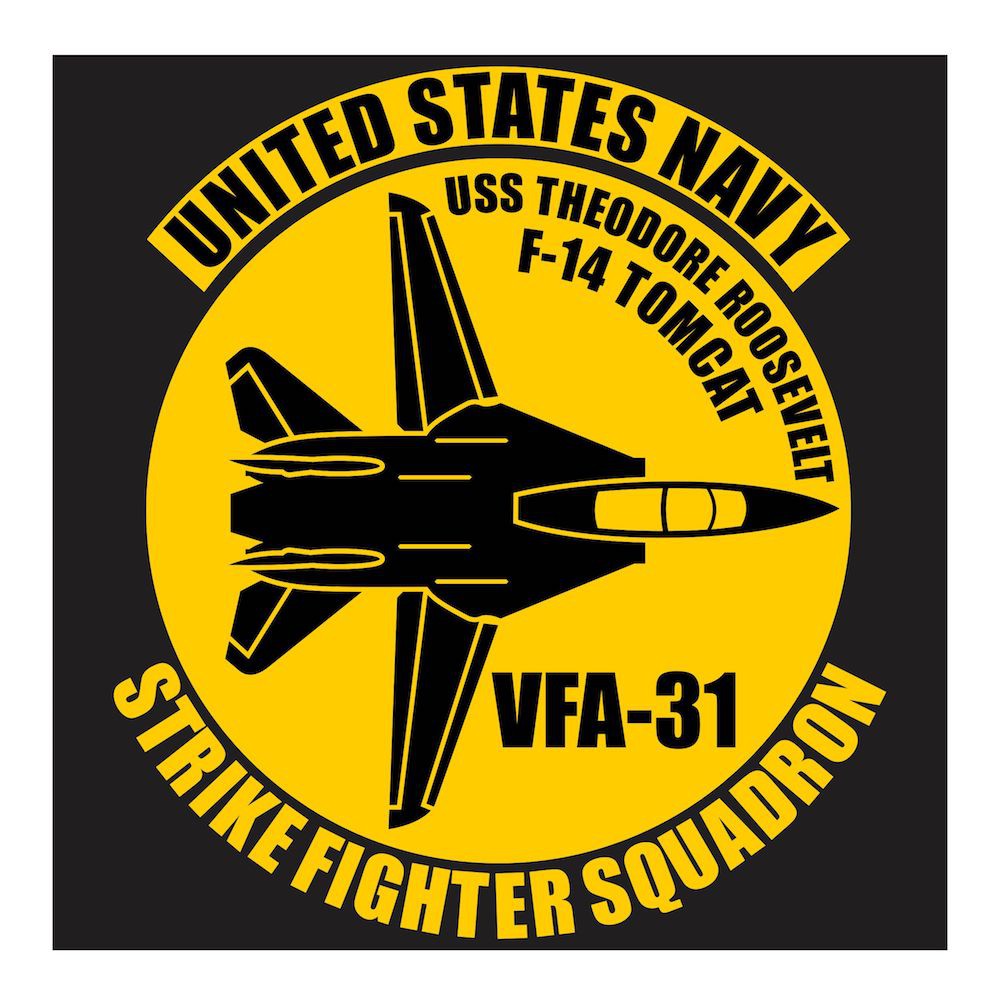 Jual US Navy F-14 Tomcat VFA-31 series 2 Cutting Sticker | Shopee Indonesia