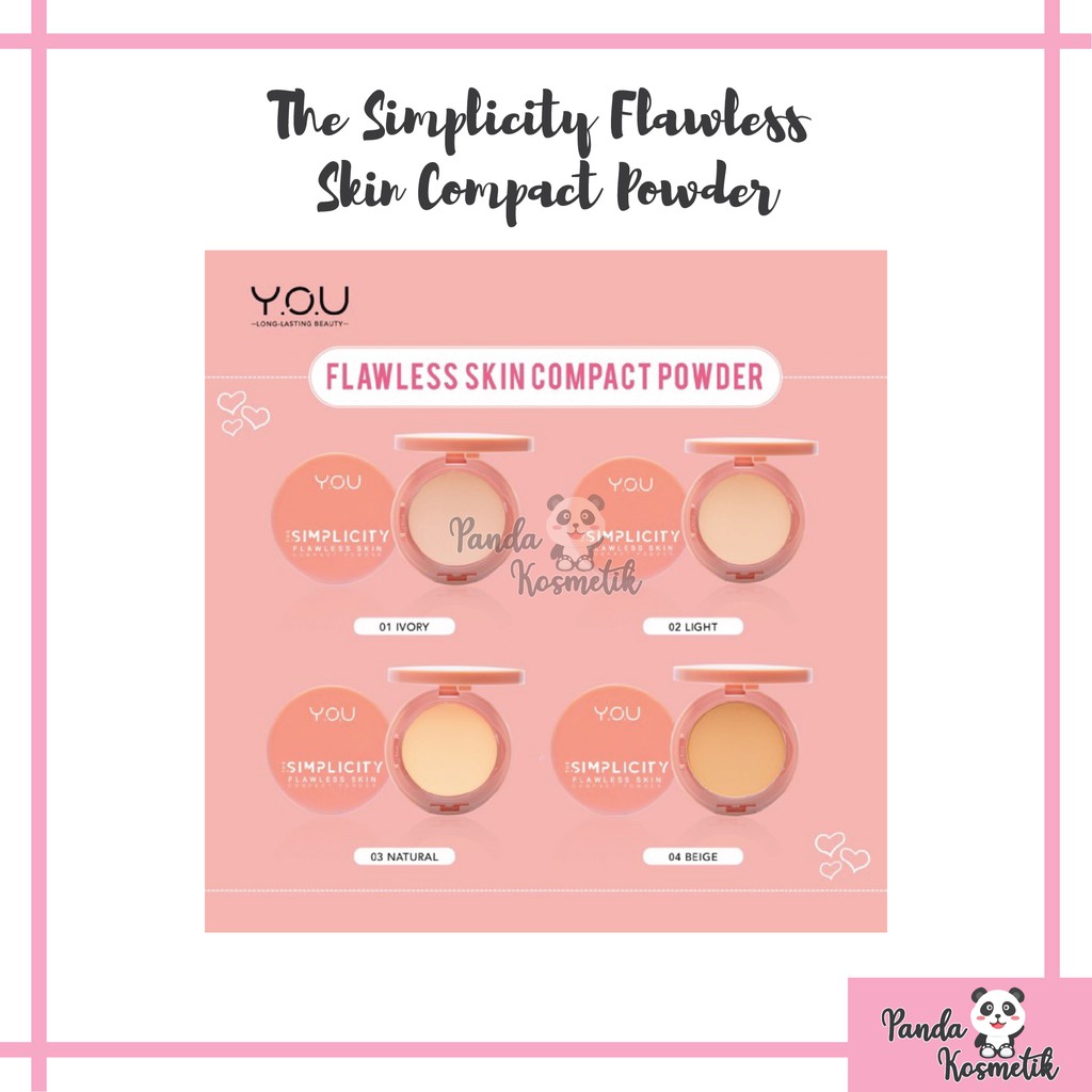 Jual YOU The Simplicity Flawless Skin Compact Powder [ORIGINAL ...