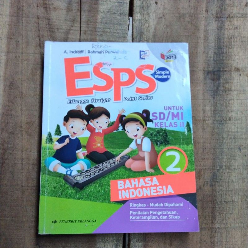 Jual BUKU ESPS BAHASA INDONESIA KELAS 2 SD ERLANGGA | Shopee Indonesia