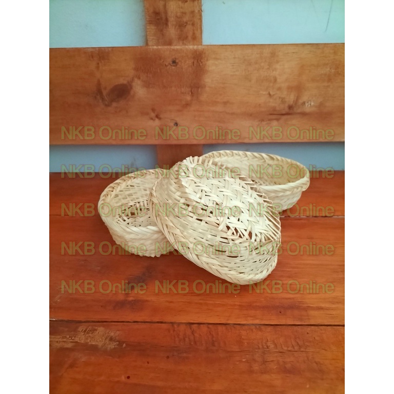 Jual Keranjang Sedang Oval Anyaman Bambu Hampers Parcel Souvenir Lamaran Snack Nkbonline 0347