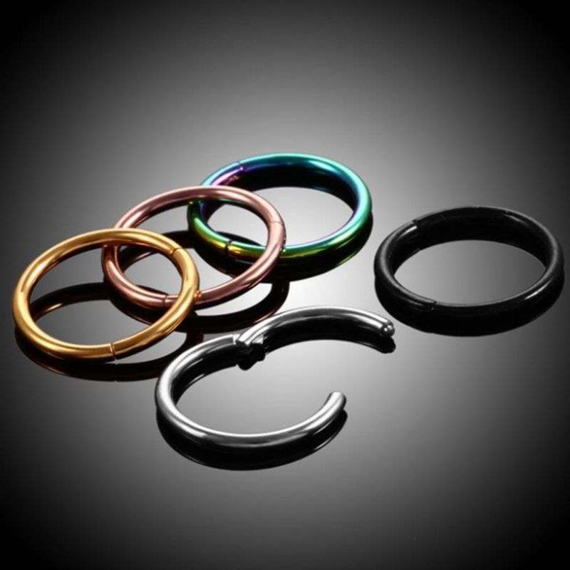 Jual Piercing Earring Stainless Steel Ring Hoop Septum Helix Tragus