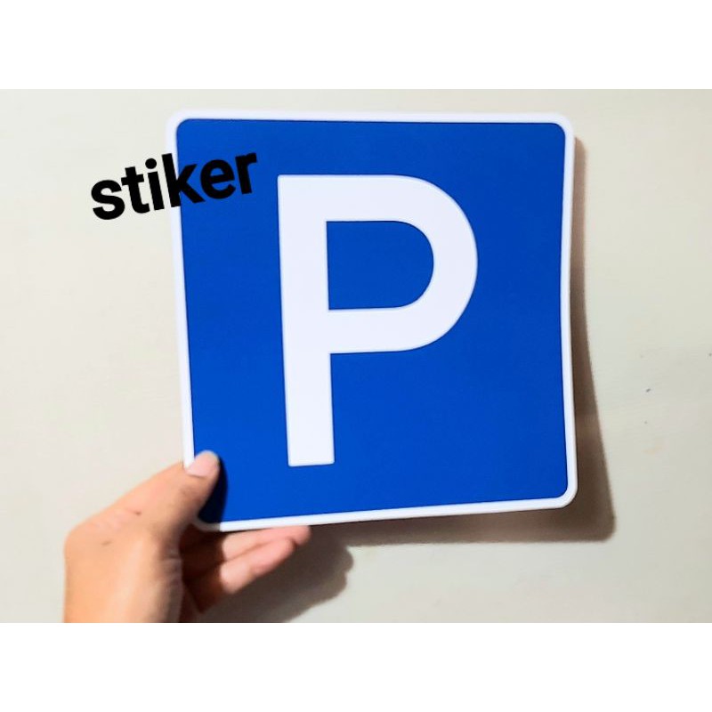 Jual Stiker Dinding Rambu Lalulintas Parkir Stiker Hiasan Shopee Indonesia