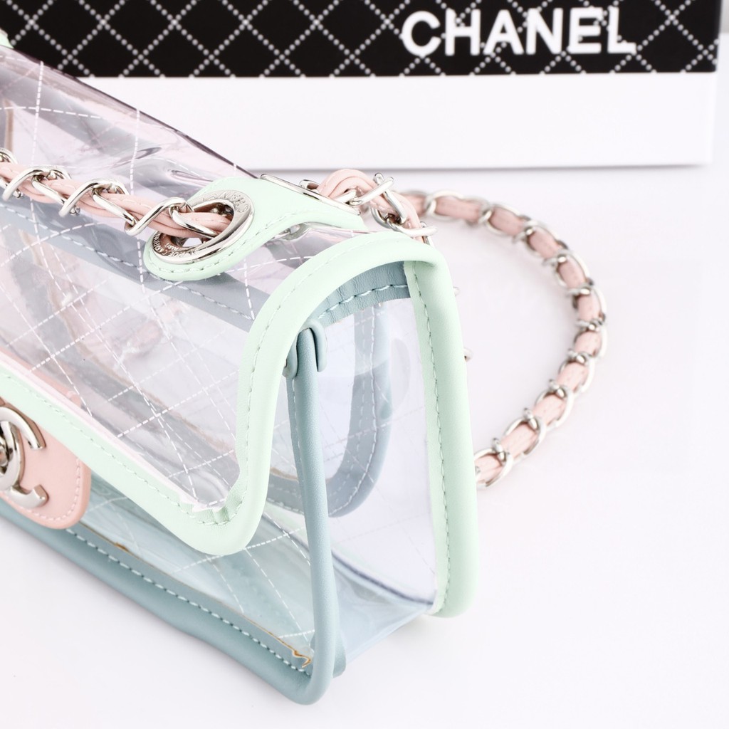 Chanel clear hot sale flap bag