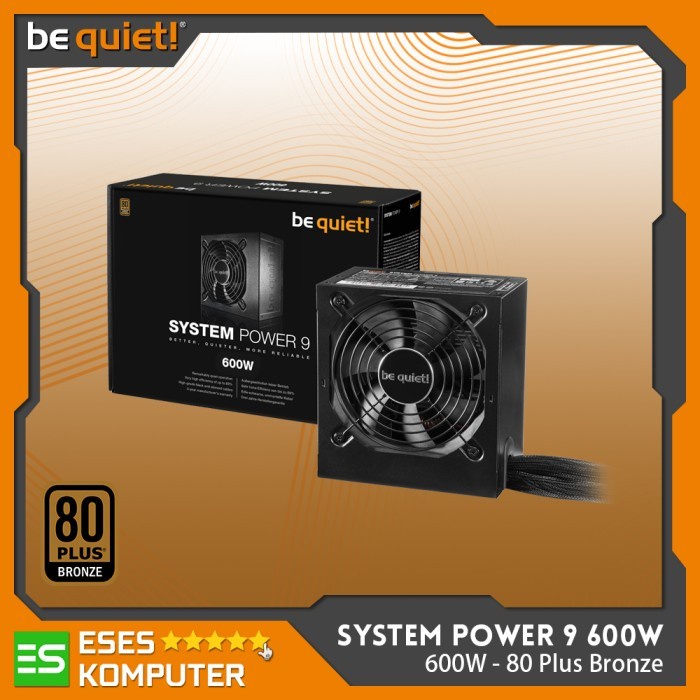 Jual PSU be quiet! SYSTEM POWER 9 600W - 80 Plus Bronze Certified ...