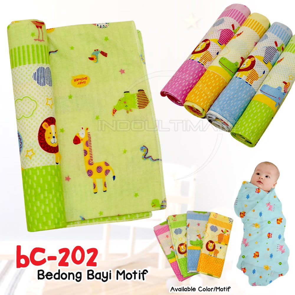 Jual Bedong Selimut bayi Kotak Murah Flanel besar PILIH WARNA Bedong ...