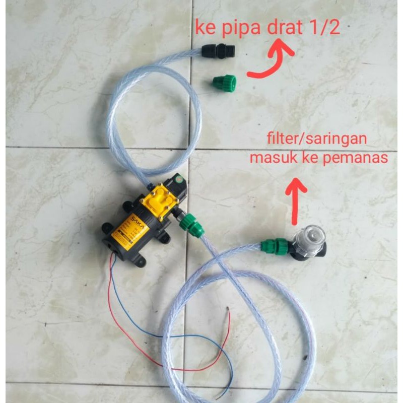 Jual Sambungan water heater shower pompa air DC drat 18mm ke pipa drat 1/2  konektor pemanas air filter | Shopee Indonesia