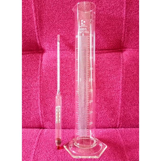 Jual Hydrometer Bensin with Thermometer Range 0.700-0.800 Complete with